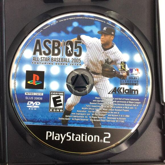 All Star Baseball 2005 Featuring Derek Jeter Playstation 2 Video Game - Picture 5 of 6